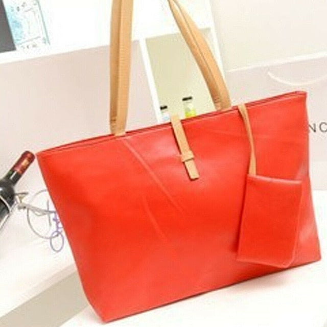 Women Handbag Leather Satchel Shoulder Bag Tote Ladies Messenger Crossbody Purse 2020 New Fashion streetwear handbags - Trendylk