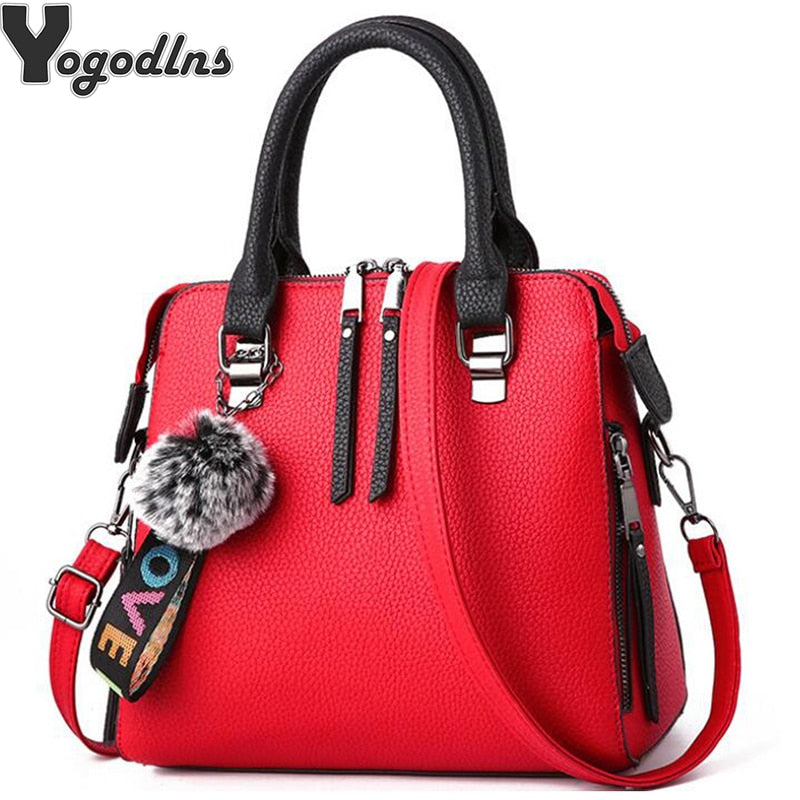 2020 PU Leather ladies handbags / shoulder bags online - Trendylk