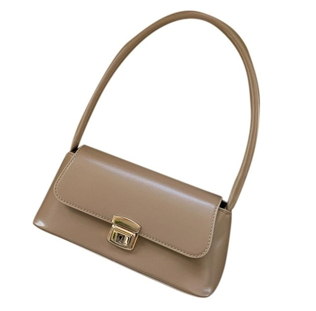 Women Shoulder Bag Pu Leather Solid Messenger Bag Ladies Casual Zipper Shoulder Bag Female Travel Handbag Sac Main Femme 2020 - Trendylk