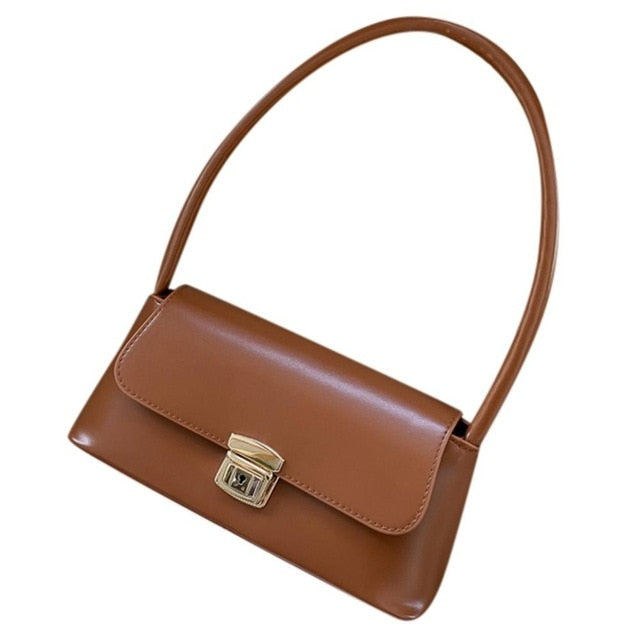 Women Shoulder Bag Pu Leather Solid Messenger Bag Ladies Casual Zipper Shoulder Bag Female Travel Handbag Sac Main Femme 2020 - Trendylk