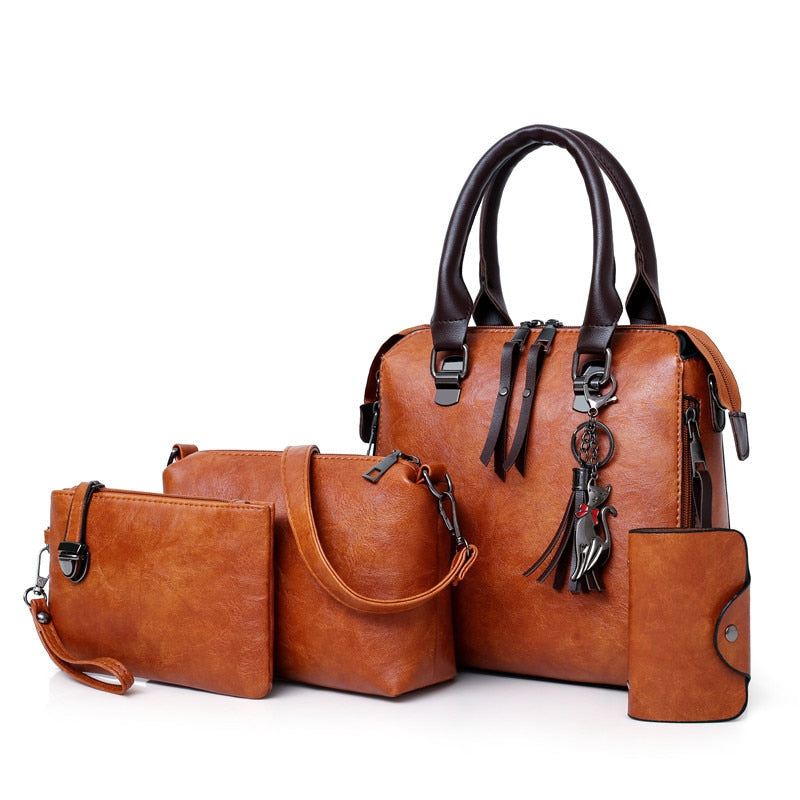 ETONTECK 2020 4pcs high quality handbag set - Trendylk