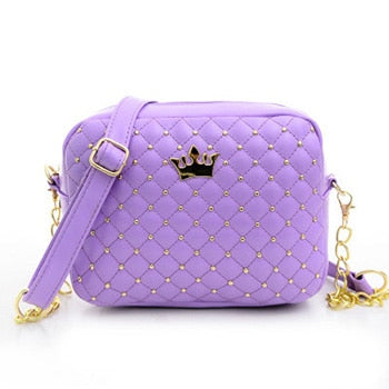Mara's Dream Small Women Bag Fashion Handbag With Crown Mini Rivet Shoulder Bag Women Messenger Bag 2019 Hot Sale - Trendylk
