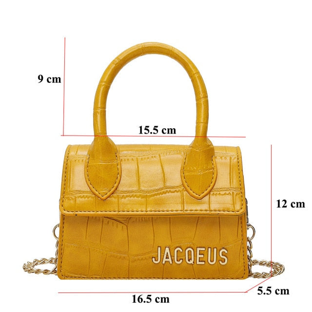 Luxury Handle Mini J Bags Brand Purses Handbags 2019 Women Designer Small Shoulder Crossbody Bags Female Crocodile Pattern Totes - Trendylk