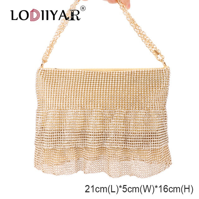 Women Diamonds Bag Rhinestone Shoulder Bags Ladies Purse Handbags Clutch Evening/Party/Wedding Bags Black Birthday Gift Women - Trendylk