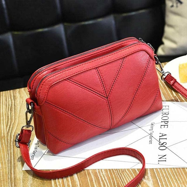 SMOOZA 2019 High Quality Women Handbag Luxury Messenger Bag Soft pu Leather Shoulder Fashion Ladies Crossbody Bags Female Bolsas - Trendylk