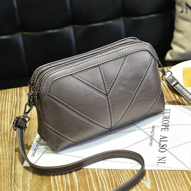SMOOZA 2019 High Quality Women Handbag Luxury Messenger Bag Soft pu Leather Shoulder Fashion Ladies Crossbody Bags Female Bolsas - Trendylk