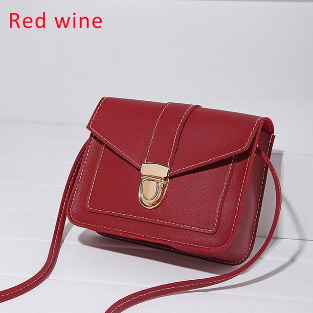 Women Fashion PU Leather Shoulder Small Flap Crossbody Handbags Top Handle Messenger Bags High Quality Luxury Ladies Hand Bag - Trendylk