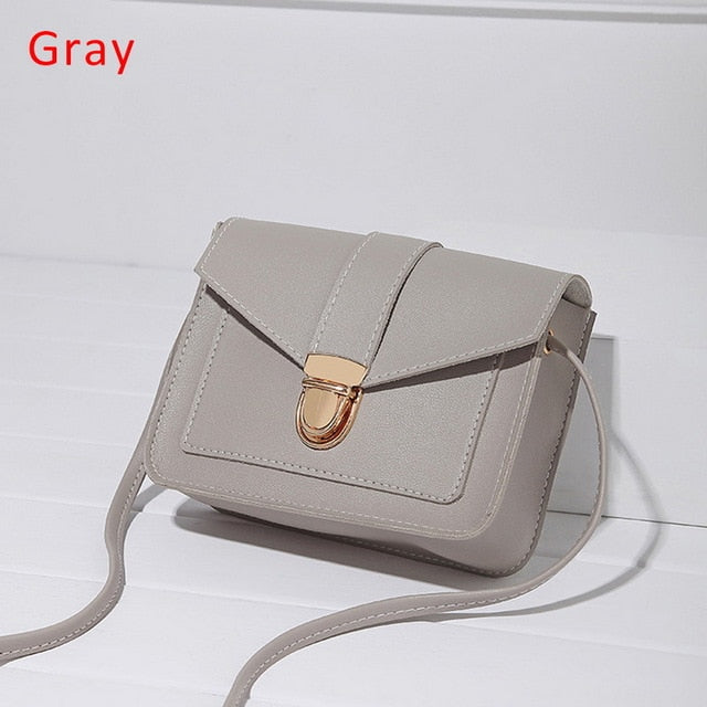 Women Fashion PU Leather Shoulder Small Flap Crossbody Handbags Top Handle Messenger Bags High Quality Luxury Ladies Hand Bag - Trendylk
