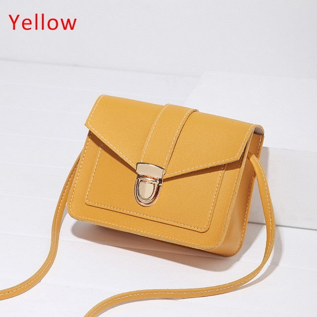 Women Fashion PU Leather Shoulder Small Flap Crossbody Handbags Top Handle Messenger Bags High Quality Luxury Ladies Hand Bag - Trendylk