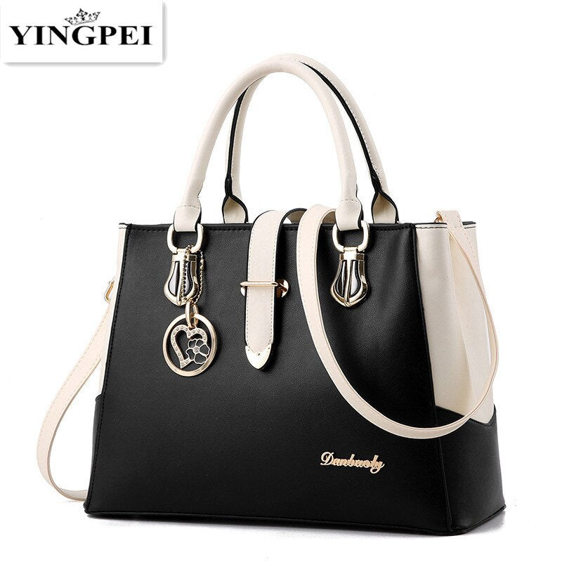 YINGPEI Women Bag Shoulder Handbag Messenger Bags Women Vintage Fashion Luxury Top-Handle Composite Bag Purse Wallet Leather - Trendylk