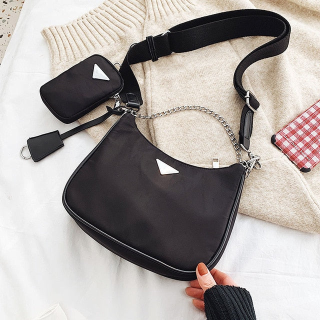 Women Crossbody Bag Causal Luxury Handbags Women Bags Designer With Mini Pocket Luxury Brand Female Shoulder Messenger Bag - Trendylk