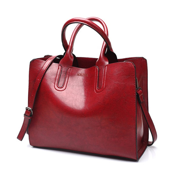 2020 High quality leather ladies handbag online - Trendylk