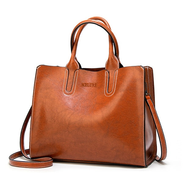 2020 High quality leather ladies handbag online - Trendylk