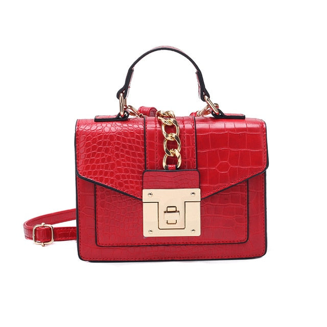Luxury Handbags Women Bags Designer Rivet crossbody bags for women 2019 Fashion Small Messenger Shoulder bag ladies Hand Bag Red - Trendylk