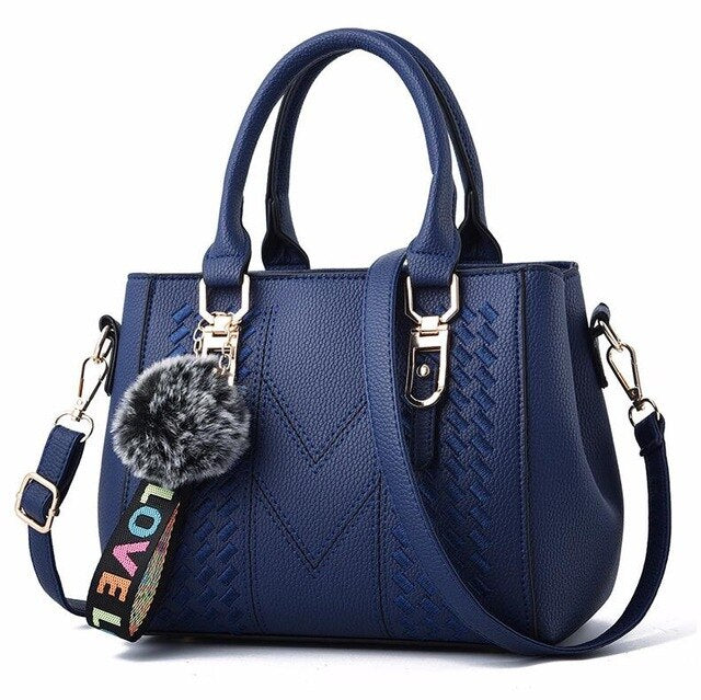 2020 Embroidery leather ladies handbag/ shoulder bag online - Trendylk