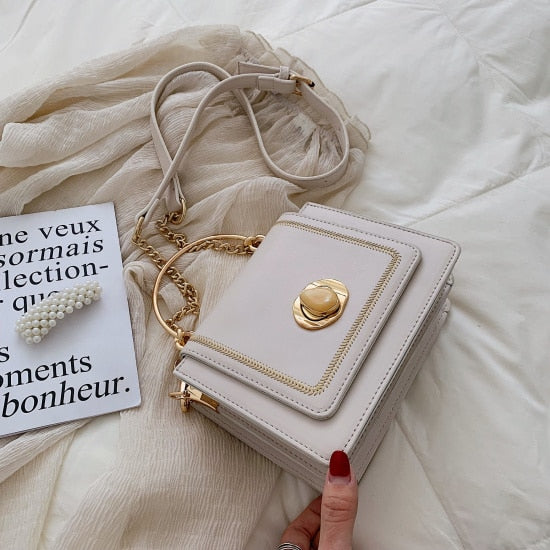 Solid color Leather Mini Crossbody Bags For Women 2019 Summer Messenger Shoulder Bag Female Travel Phone Purses and Handbags - Trendylk