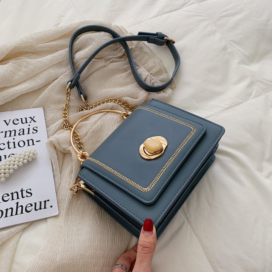 Solid color Leather Mini Crossbody Bags For Women 2019 Summer Messenger Shoulder Bag Female Travel Phone Purses and Handbags - Trendylk