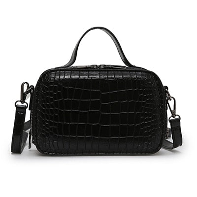 Pattern Leather Crossbody Bags For Women 2019 Fashion Small Solid Colors Shoulder Bag Female Handbags and Purses With Handle New - Trendylk