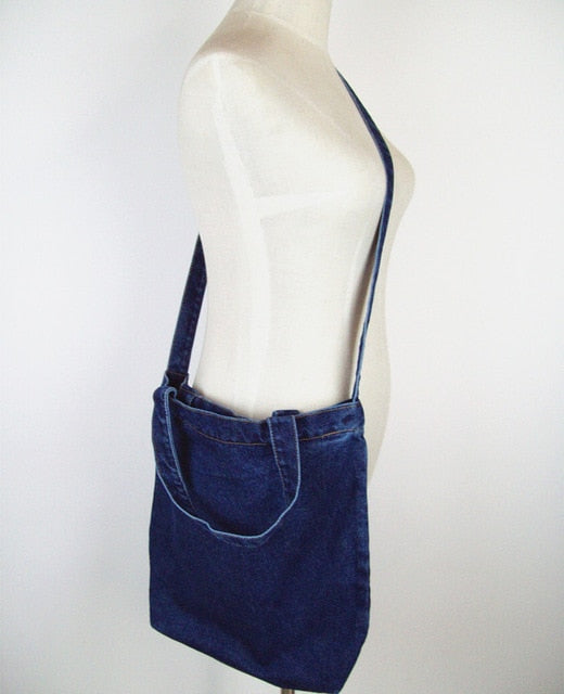 Mara's Dream Women Bag Denim Tote Ladies Large Capacity Brief Handbags Female Shopping Book Teacher Nurse Organizer Shoulder Bag - Trendylk